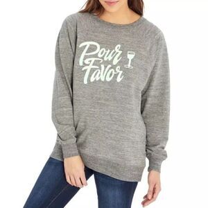 Wildfox "Pour Favor" Statement Sweatshirt